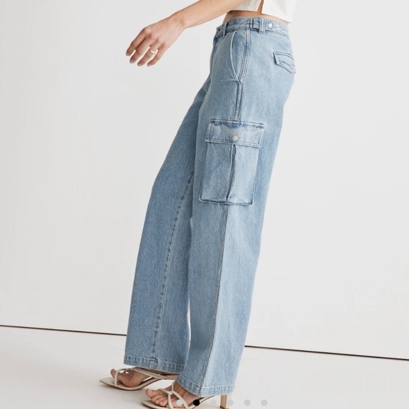 *NEW* Madewell Low Slung Cargo Jeans - Picture 2 of 16